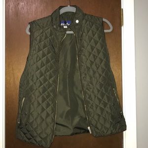 army green vest